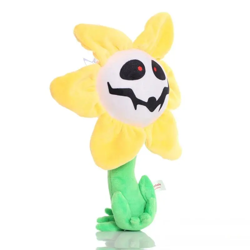 25cm Game Undertale Sunflower Cosplay Plant Cartoon Mascot Flowey Costume Plushies Figurine Stuffed Sun Flower Fan Birthday Gift