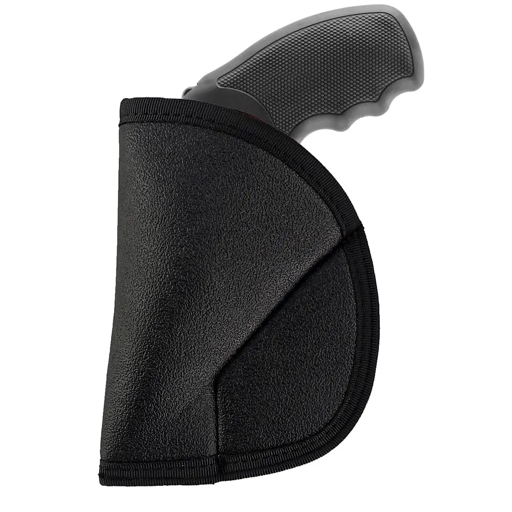 Concealment Gun Holster Non-Slip IWB Pocket Carry Universal Holster for Micro J Frame Revolvers | Fits Kimber K6 Ruger LCR Taurus 605 Charter Arms Taurus Revolvers with up to 2.25" Barrel Left Right-Hand Draw Men & Women Gun Accessory