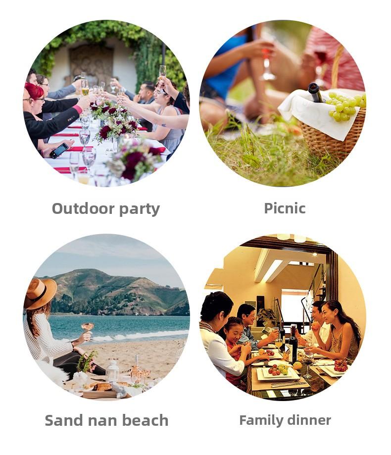 FaSoLa disposable picnic mat, travel camping tablecloth, outdoor picnic waterproof thickened portable sand mat