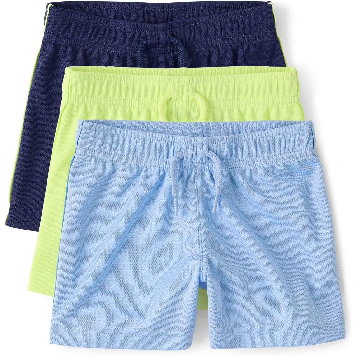 Athletic Shorts for Toddler Boys, 3-Pack Quick Dry Mesh Playwear with Elastic Band, Sizes 2T-5T, 3T, Affordable Prices, Fast Shipping, Sportswear, High-Quality Items, Reliable Service, Drawstring, 4T