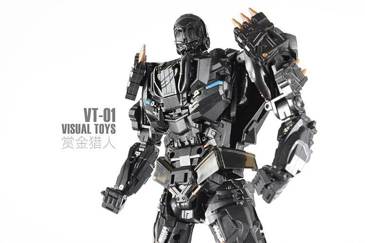 In stock Transformation Robot Peru Kill Lockdown VT-01 VT01 KO VS UT R01 MasterPiece Alloy With Two Dogs Anime Action Figure