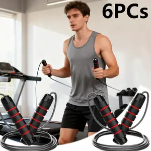 Adjustable-speed skipping rope, skipping rope with weighted handles with numbers for exercise, suitable for both men and women