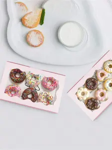 1pcs/10pcs/20pcs Pink Window Bakery Boxes, Suitable For Cookies, Strawberry Chocolates, Disposable Dessert Packaging Boxes For Parties And Gifts,Free gift: One bag of raffia grass