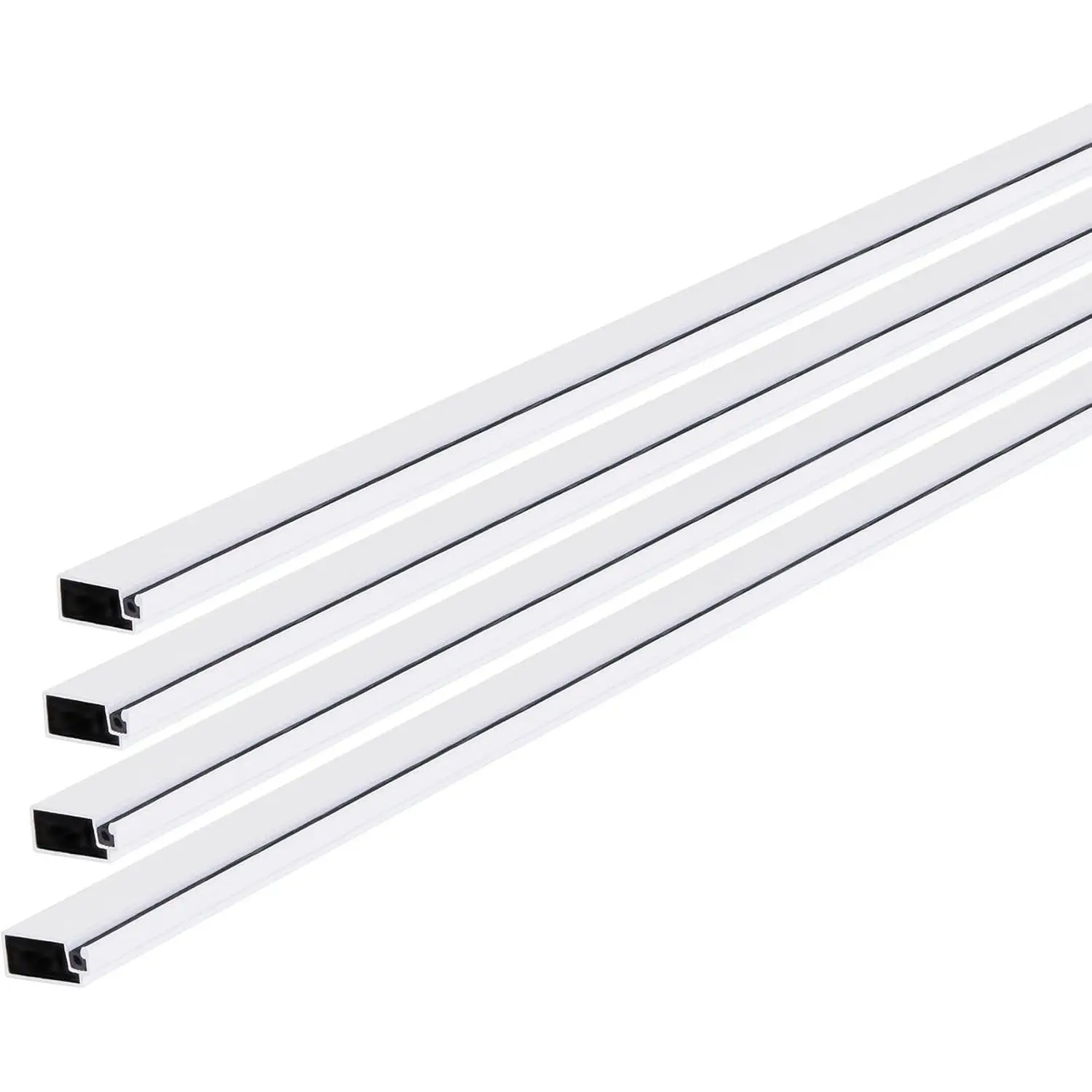 MD Building White Aluminum Screen Frame Kit 5/16in x 36in x 36in Cut-To-Size DIY Screen Repair Kit Includes Corners, Spline, Pull Tabs, Springs, Aluminum/Vinyl Materials