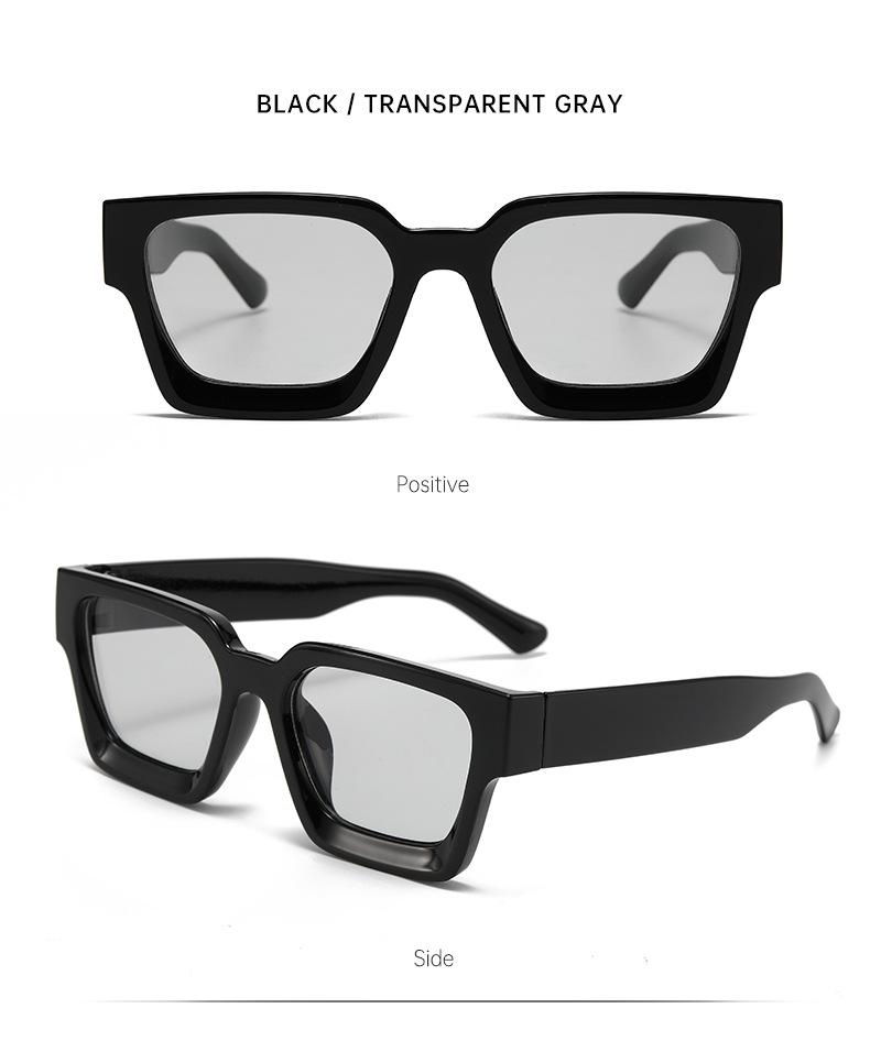 3-Pack Retro Square Sunglasses for Men & Women, Black & Translucent Frames with UV400 Protection, Y2K Trendy Stylish Shades Ideal for Summer, Beach, Travel & Streetwear