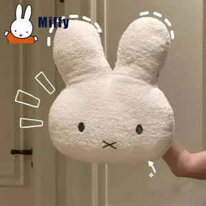 40cm Kawaii Miffy Plush Doll - Unisex Cute Toy, Adorable Design Stuffed Toy, Cute Animal Aesthetic Body Pillow, Soft Room Decoration, Girl Gift