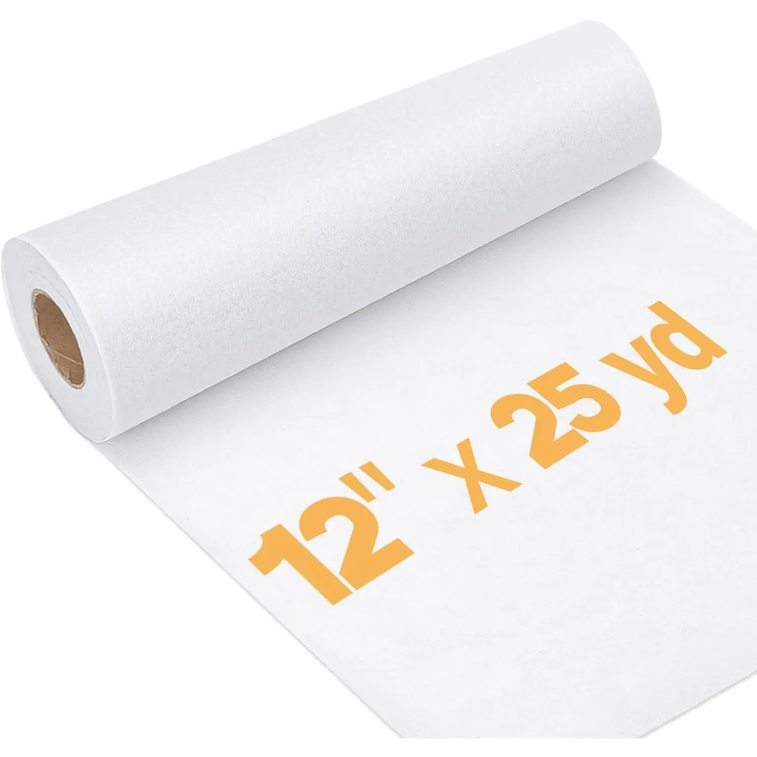 Women's Blouse Single-Sided Fusible Interfacing, Medium Weight White Non-Woven Polyester, 12"x25yd Sewing Craft Supply