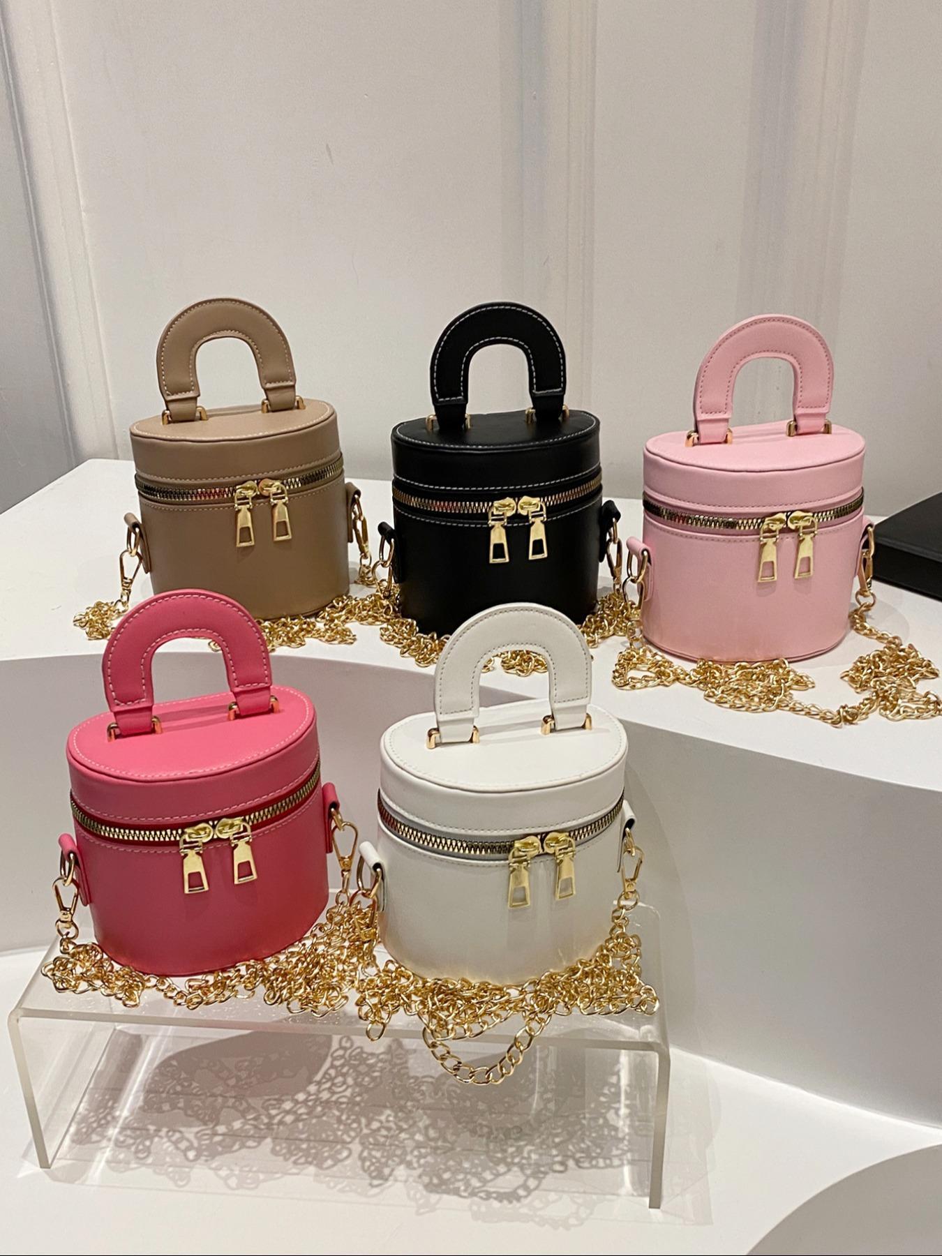 Women's Elegant Minimalist Handbag, Fashionable Solid Color Crossbody Bag for Daily Used, Casual Trendy Versatile High-quality Daily Commuting Bag, Elegant Commuter Bag, Handbag Shoulder Purse