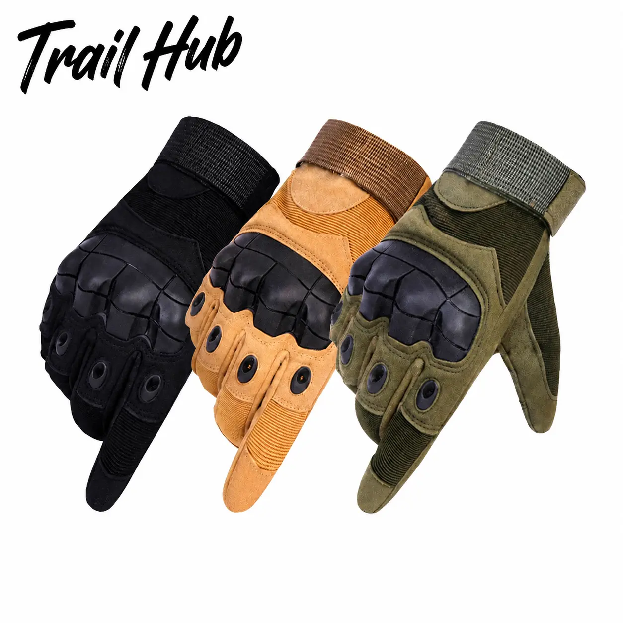 Men's Tactical Full-Finger Gloves Featuring Cut-Resistant Fabric, Enhanced Non-Slip Palm Grip, Lightweight Breathable Mesh Upper, and Durable Construction for Outdoor Sports, Military Training, Motorcycle Riding, and Professional Tactical Use