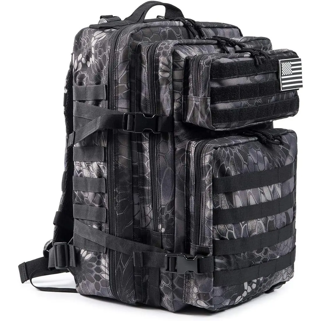 45L Military Tactical Backpacks Molle Army Assault Pack 3 Day Bug Out Bag Hiking Treeking Rucksack-