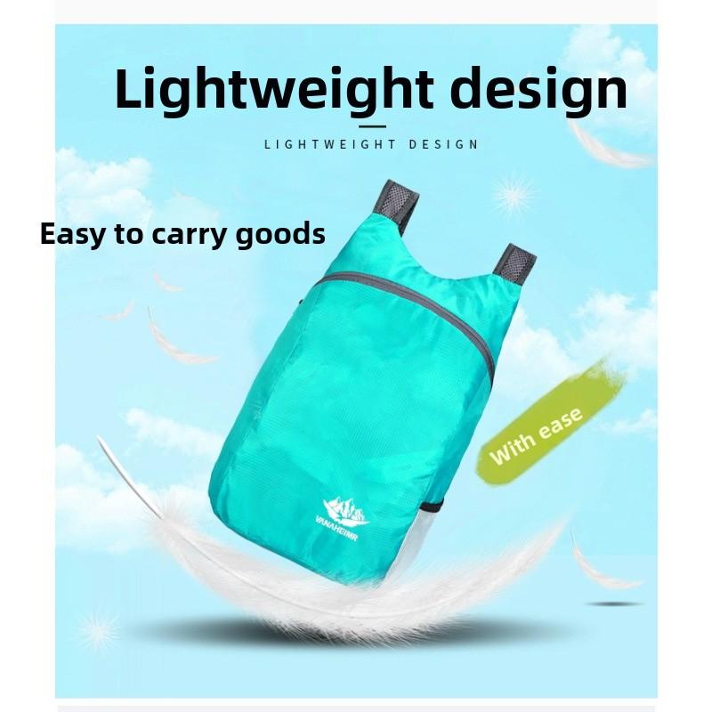 Sports Backpack Outdoor Folding Backpack Waterproof Ultra Light Portable Travel Bag Outdoor Bag Folding Bag gym