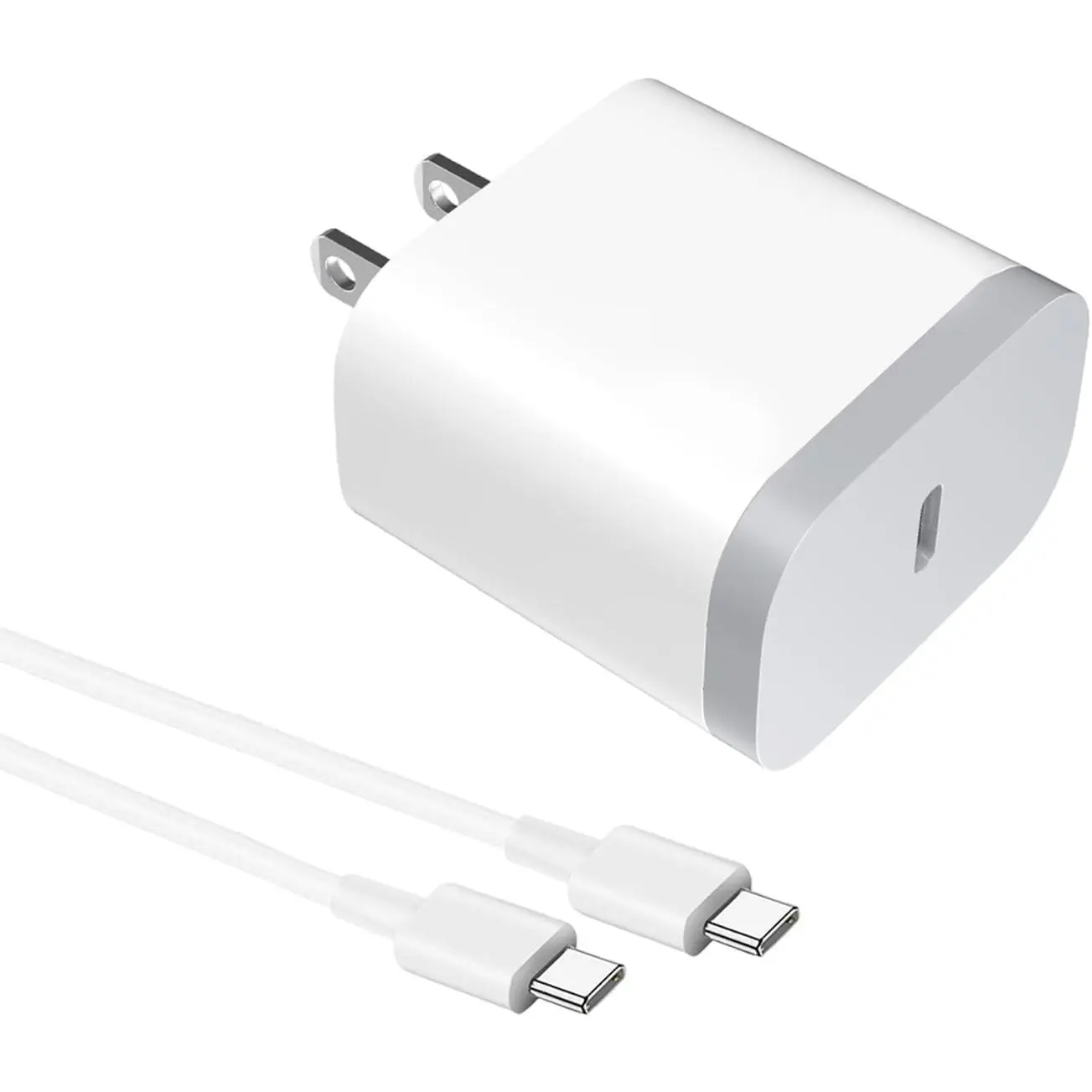 Fast Charging 20W PD Type C USB C Charger with 4FT Fast Charging Cable, USB C Wall Charger Block   i Phone 16/16 PL/16 PM/15/15 PL/15 PM