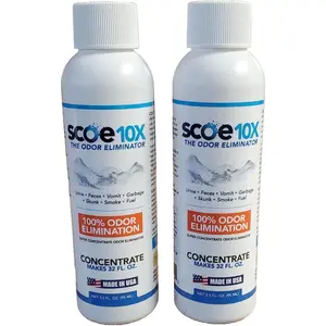 10X Odor Eliminator Concentrate 2 Spray Bottle Refills Urine Odor Eliminator