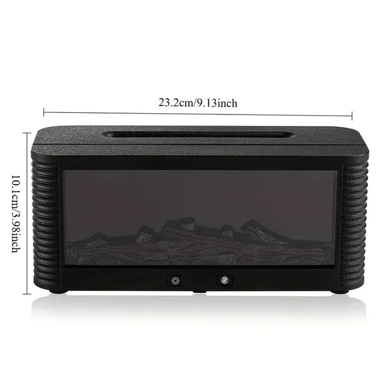 300ml Fireplace Diffuser  Essential Oil Aroma Humidifier with 7 Color Changing LED Lights, Large Flame Effect, Remote Control, Timer & Auto Shut Off for Home, Office, Yoga, Bedroom air humidifier mist