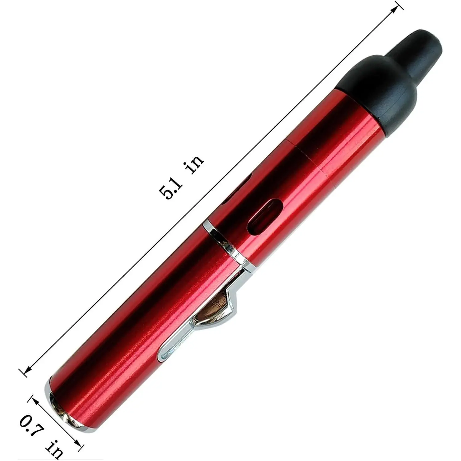 Lighter,Windproof Lighter, Refillable Lighters,(2 Pack Red)