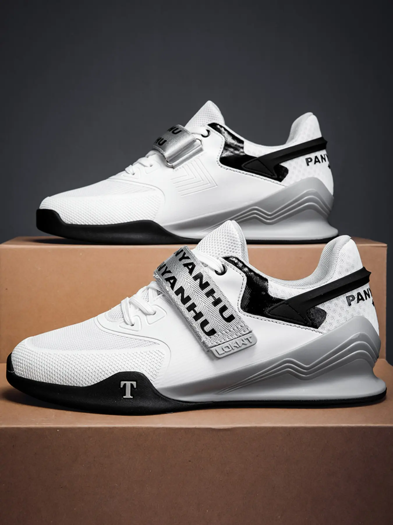 Unisex Professional Squat Shoes for Indoor Use, Ideal for Squats, Deadlifts, Strength Training, Comfortable and Durable, Gym Workout Footwear
