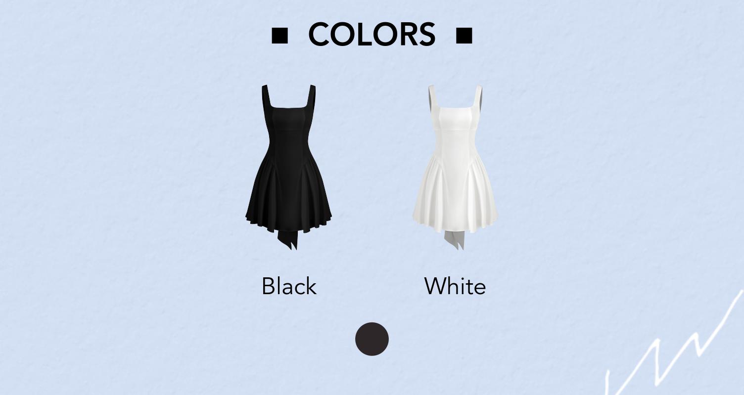 Cider [2 colors, size 0-10] Satin Square Neck Solid Ruffle Knotted Mini Dress