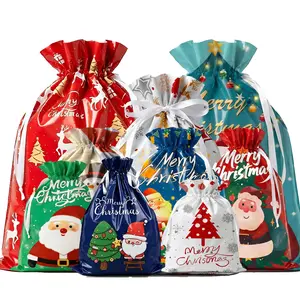 Christmas Gift Bag, Holiday Party Packaging Bag, Storage Bag for Christmas Presents, Festive Gift Wrapping Supplies