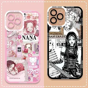 Cartoon Anime Oosaki Nana Phone Case For iPhone 17 Air 16,15,14,13,12,11,Pro,MAX Couple Cover for IPhone 11 Cases