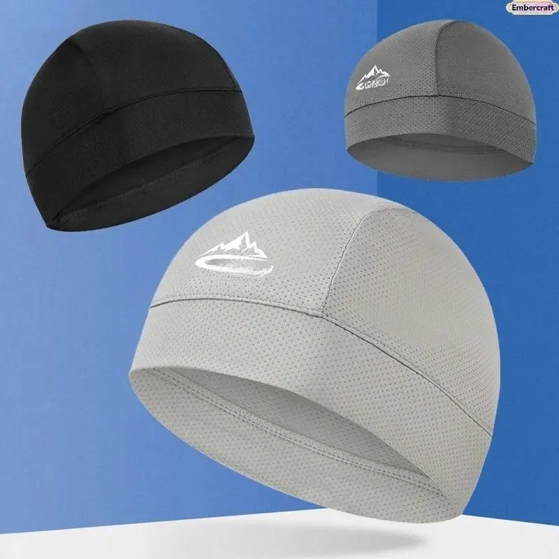 Unisex Cooling Skull Cap - Breathable Mesh, Quick-Dry Sweat-Wicking Hiking Hat, Cycling Cap Hat with Cooling Technology for Outdoor Activities, Skull Caps, Hiking Hats