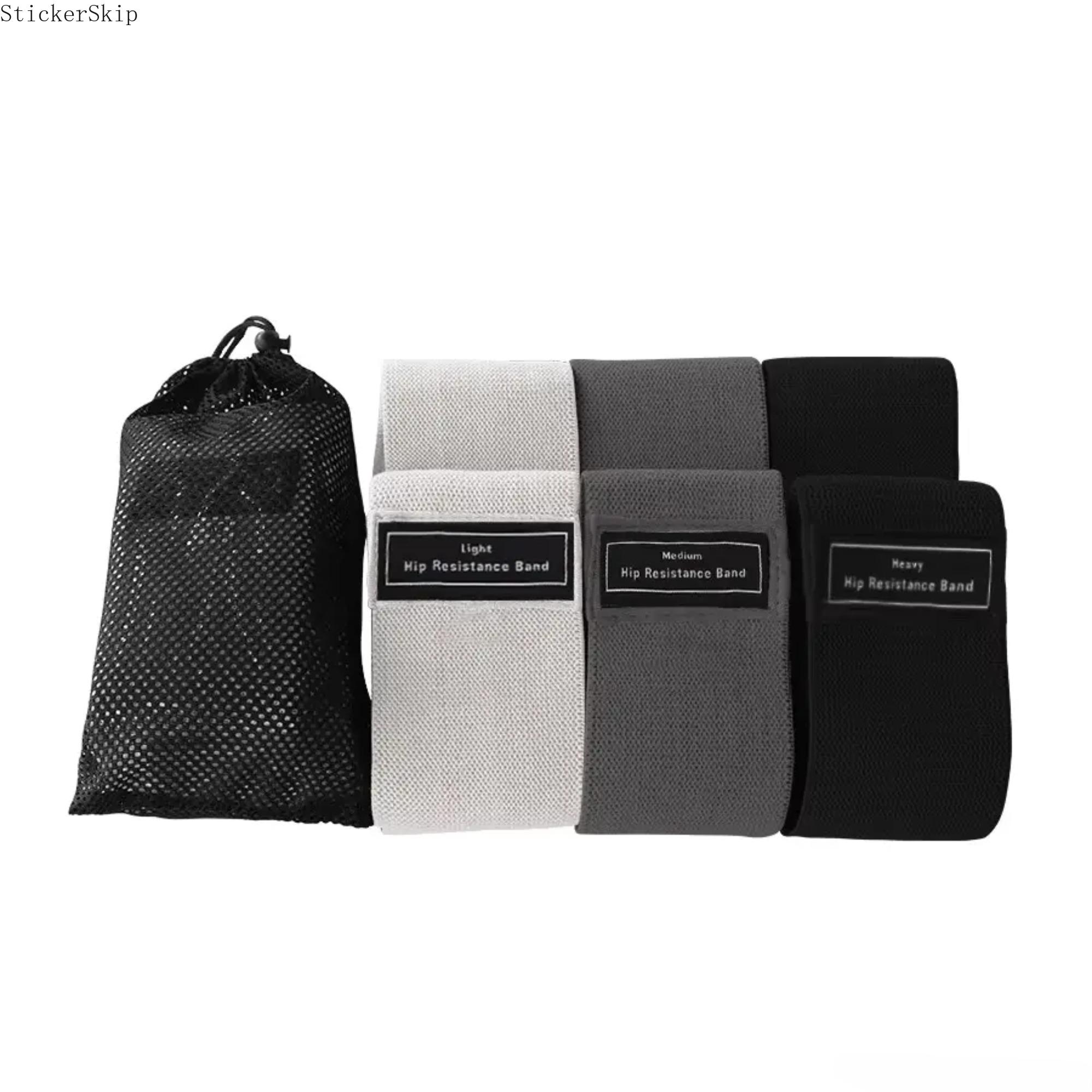 2026 Fabric Resistance Bands Set – Non-Slip Elastic Workout Loop Bands for Women & Men, Booty Glute Training Bands for Squats, Yoga, Pilates & Home Gym, Durable Stretch Fitness Equipment for Daily Exercise