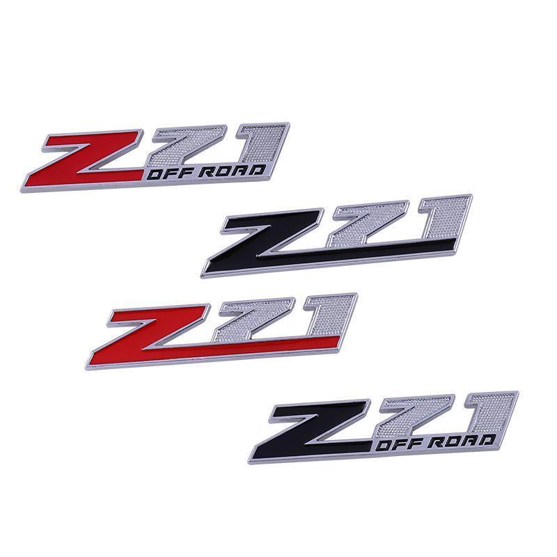 3d Metal Logo Z71 Emblem Car Fender Badge Trunk Decal For Tahoe Colorado Cheyenne Silverado Z71 Sticker Accessories