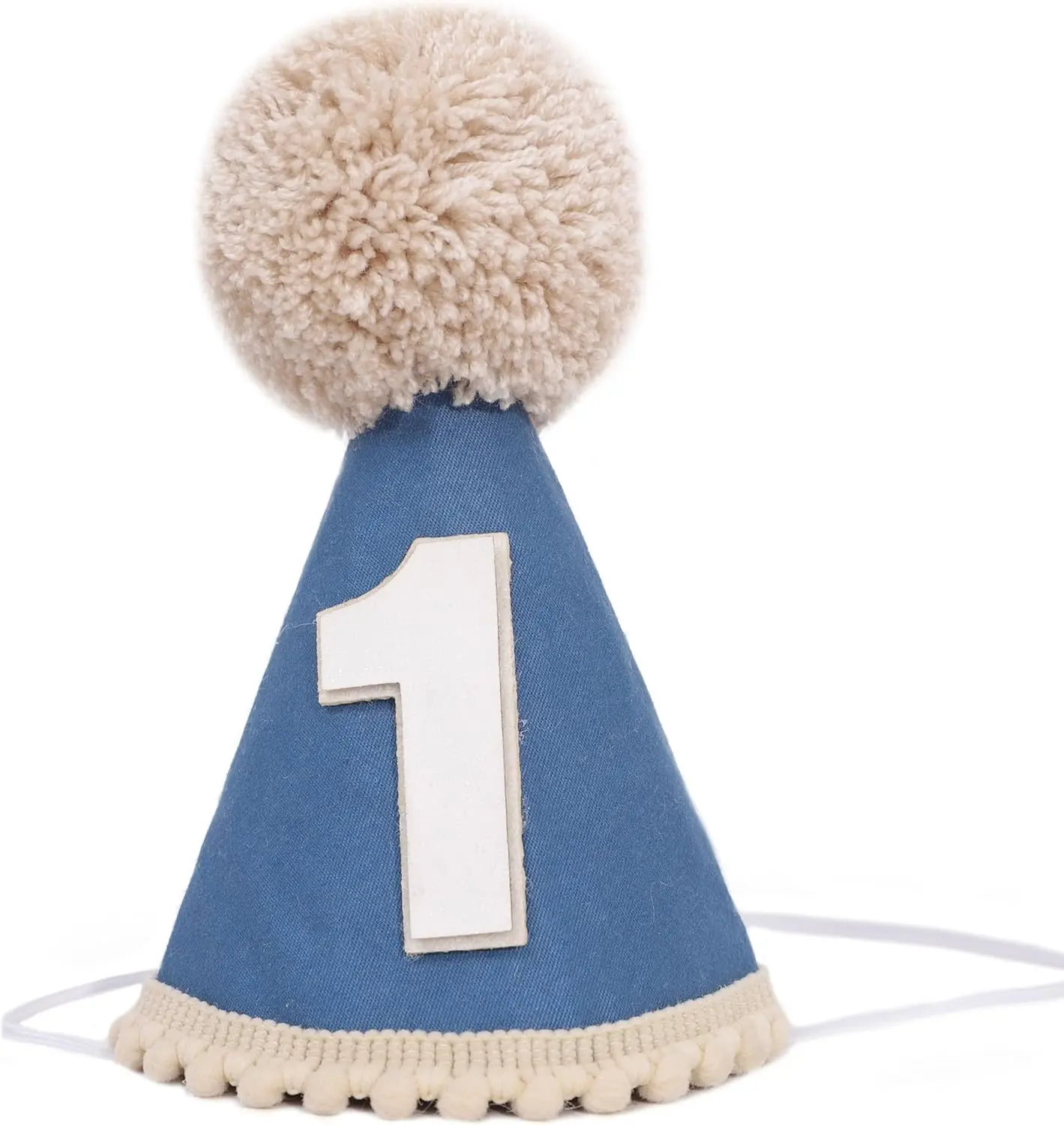 Boys 1st/First Birthday Cone Hat - One Year Old Boy Birthday Decorations.