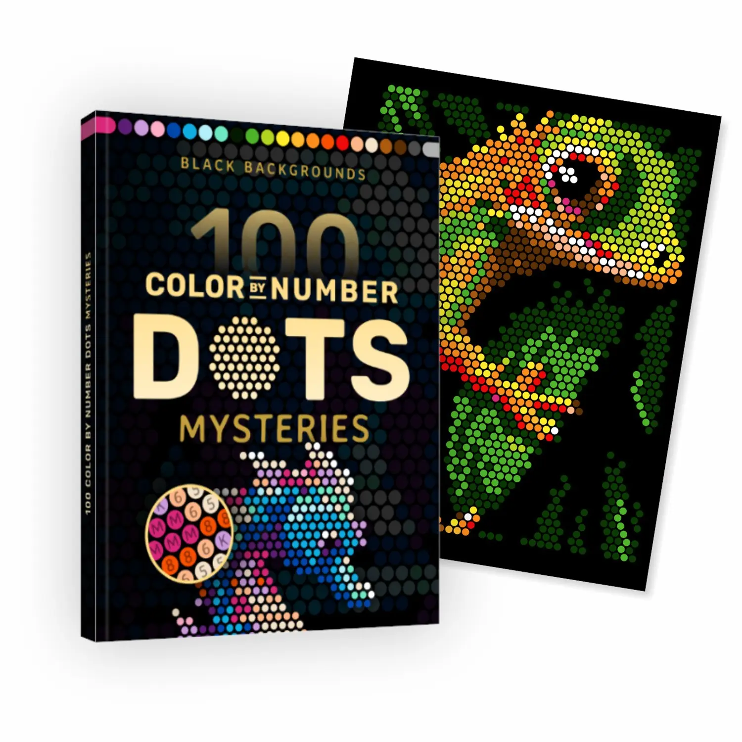 100 Pages Digital Dot Grid Coloring Puzzle, Pattern Decryption Game, Adult Coloring Book, Relaxing and Engaging Activity