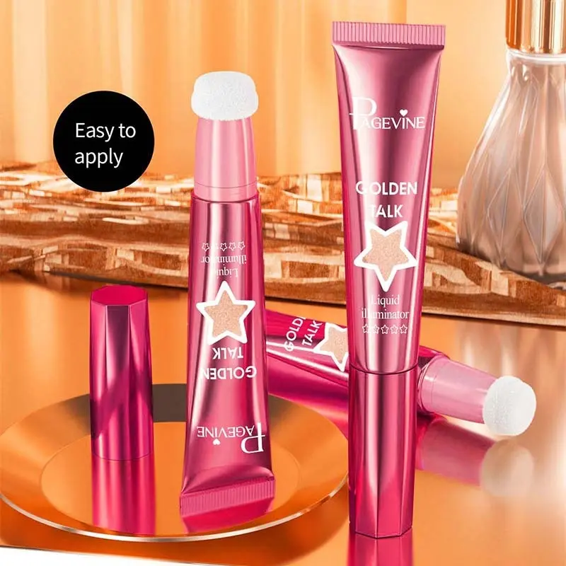 Liquid 3-in-1 Highlighter, Concealer, Glitter Eyeshadow, Makeup Essential, for daily and travelling
