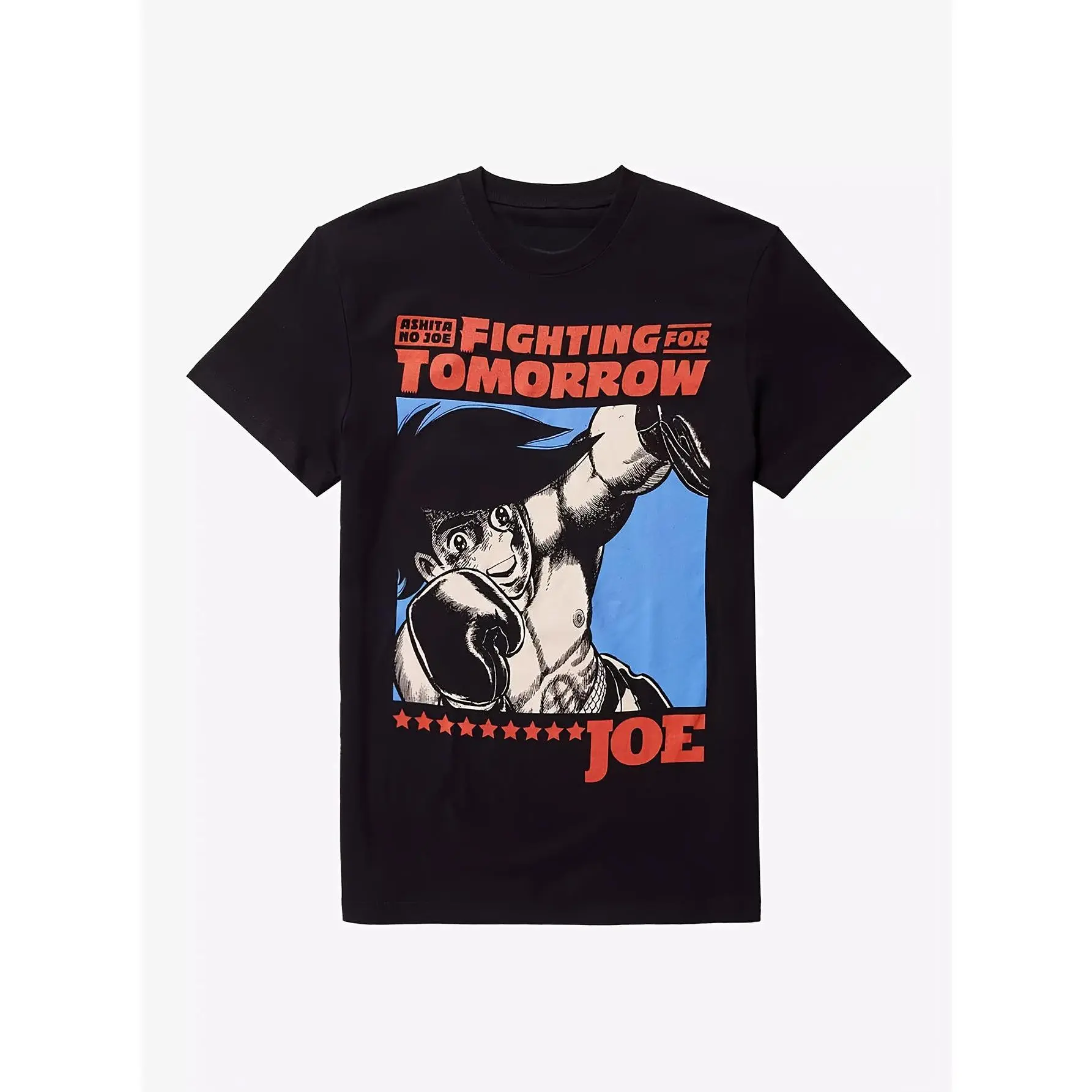 Unisex Ahshita No Joe Fighting for Tomorrow Joe Boxing Garment - Stylish Short-Sleeve Round Neck T-Shirt, Unique Printed Design, Soft All-Season Comfort, Daily Wear