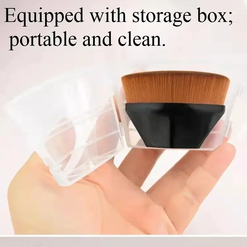 Professional Korean Makeup Brush Set, Bb Cream Foundation Brushes, Short Handle Design, Ideal for Flawless Application