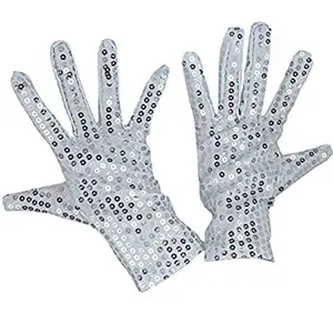 Black Silver Red Blue Disco Costume Belly Iatin Dancing Dancing Gloves Shining Sequins Gloves Club Handwear Performance Mittens