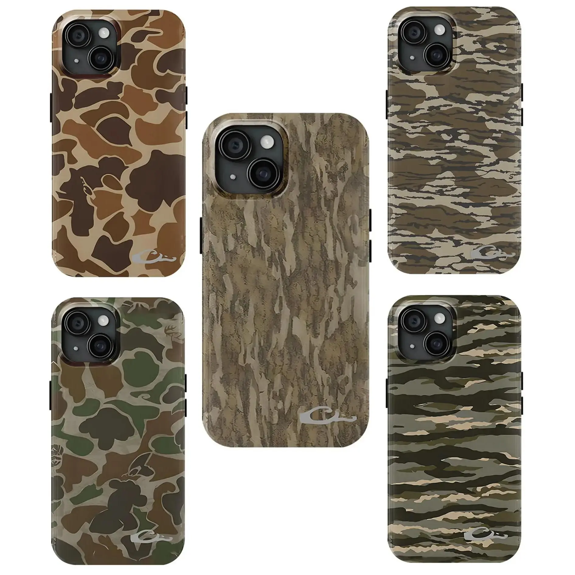 Drake Waterfowl Glossy 2-In-1 TPU+PU Smartphone Case - Protective Shockproof Camouflage Hunting Cover, Dual-Layer Safety Protection, Phone Accessories for iPhone 11 Pro Max-17 Series, Samsung S23-S25