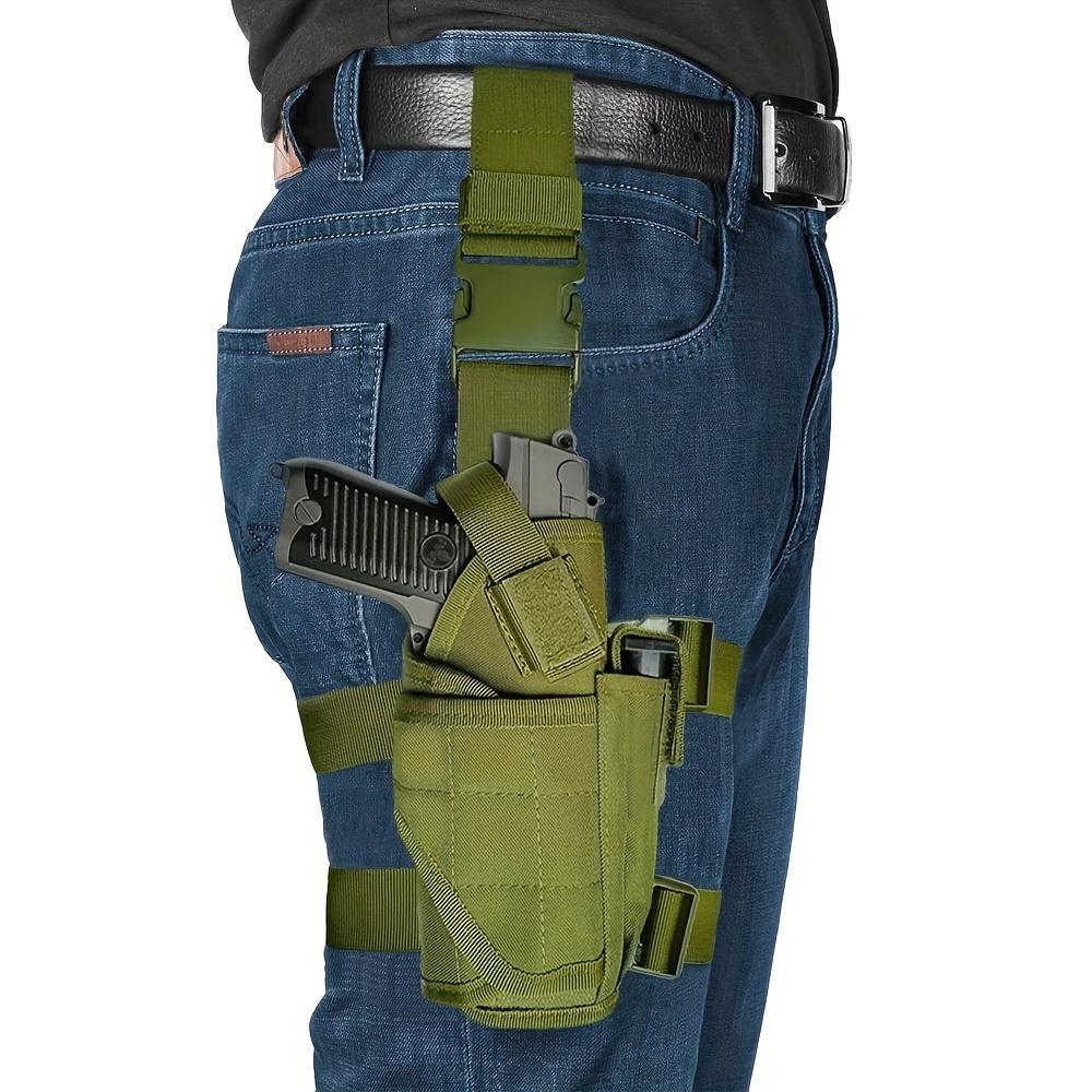 Leg holster; Adjustable right thigh holster with magazine pouch Tactical Equipment