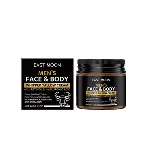 Men's Moisturizing Cream, with Tallow & Honey, Soft & Hydrating, Face Moisturizer for Daily Men's Skincare