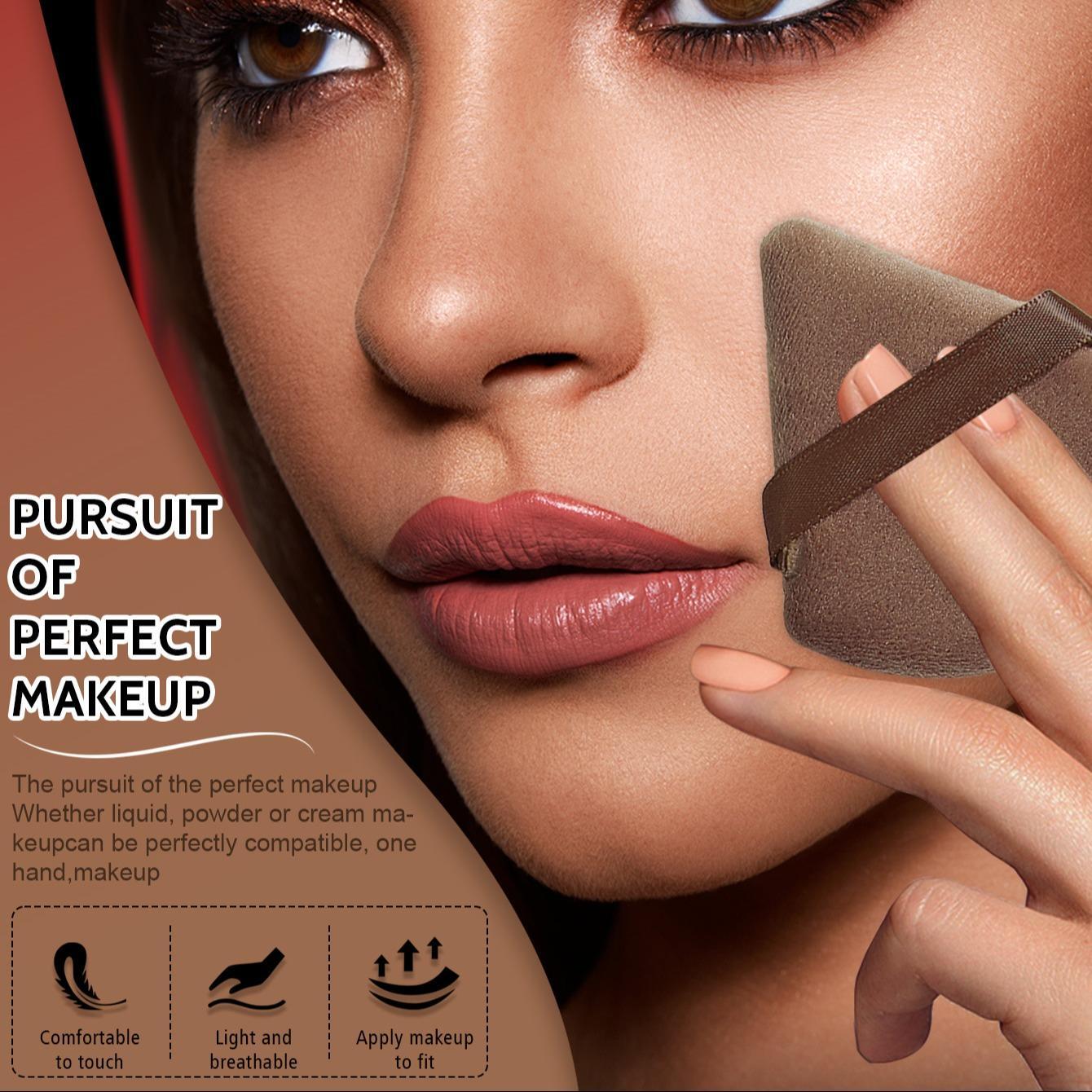 Makeup Tool Set, 50/40/30/20/10/5 Counts Soft Reusable Makeup Sponge & Powder Puff, Facial Makeup Tools for Women & Girls, Sponge Kit
