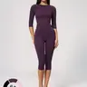 【Black Friday】New Fleece Sports Set for Women, High Waist Slim Fit Design for Pilates, Training, Running, Fitness and Yoga, Two-Piece Set, Active Fitness Wear
