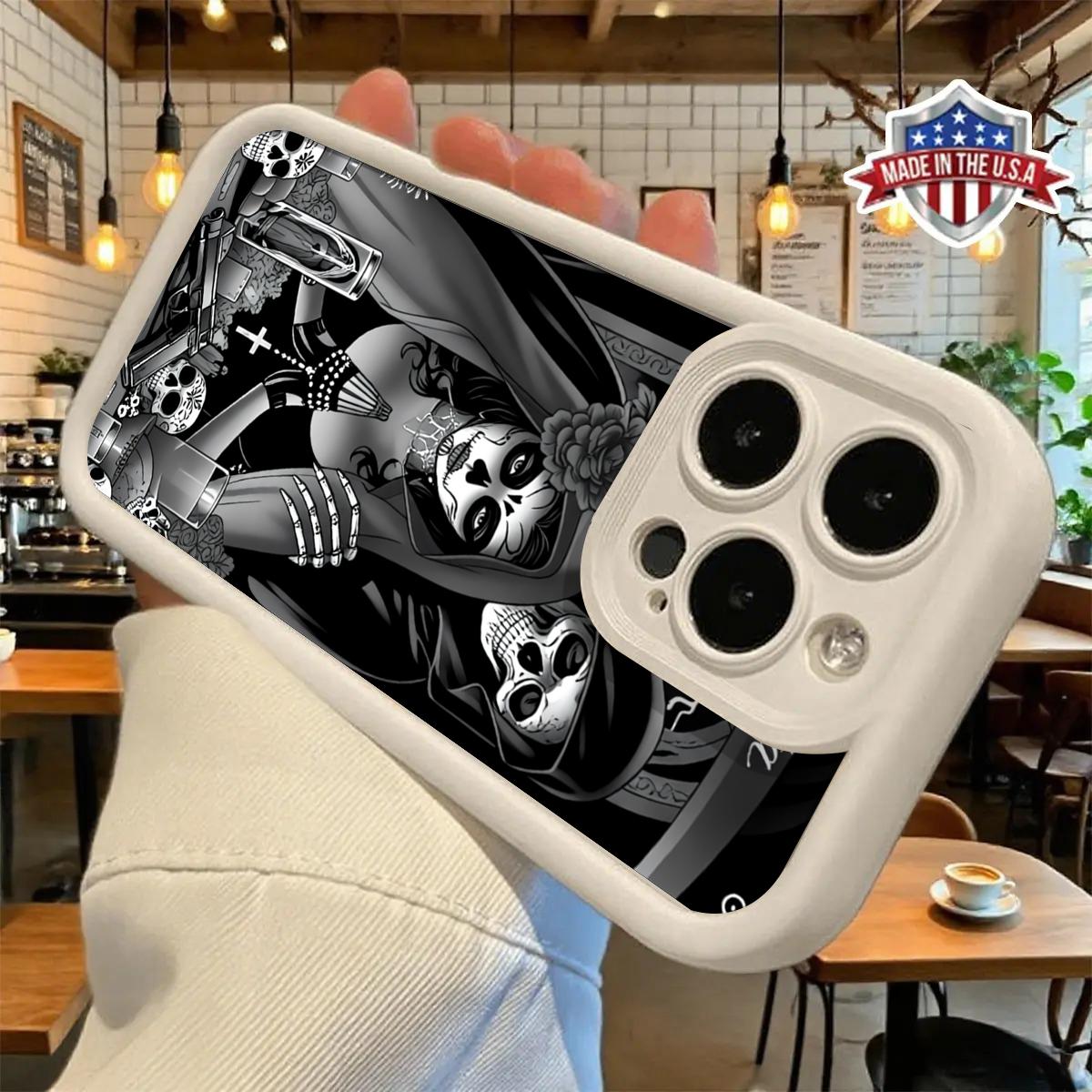 The Ghost Bride Case for iPhone11/12/13/14/15/16/17 Pro Max Plus cool fashion durable tpu cover shockproof anti-fall phone case