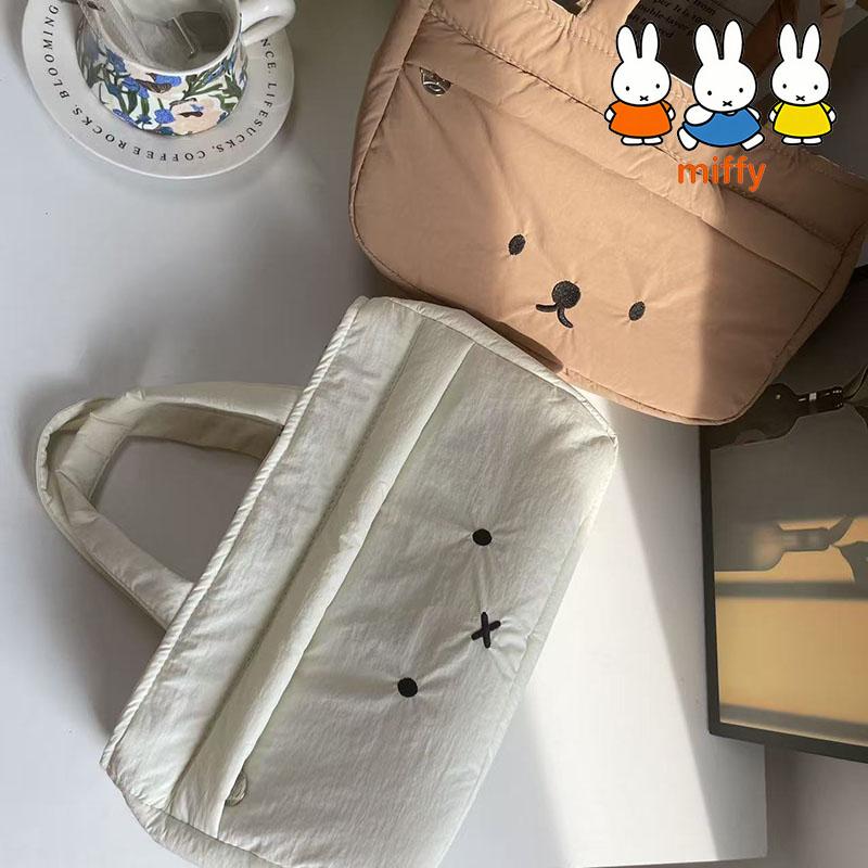 Japanese Kawaii Miffy Handbag New Cute Cartoon Anime Cart Hanging Bag Going Out Portable Storage Bag Girl's Festival Gift