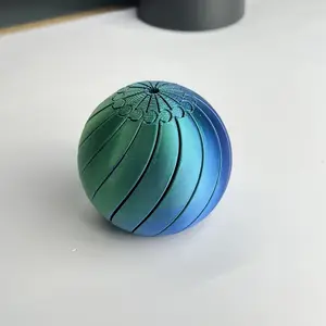 3D Printed Deformable Stress Ball, Relaxing Desk Decor, Perfect Gift for Boys, Healing and Pressure Relief Toy, Unique Desktop Ornament