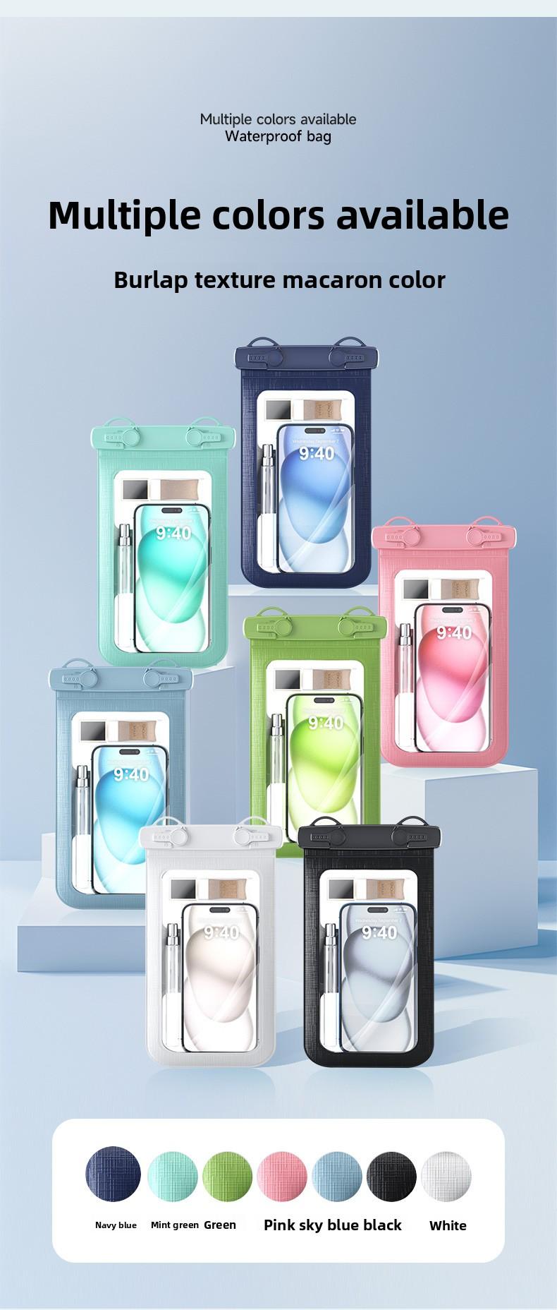 New Arm Belt Mobile Phone Waterproof Bag Touch Screen Mobile Phone Case Sports Arm Bag Large Capacity Outdoor Waterproof Bag