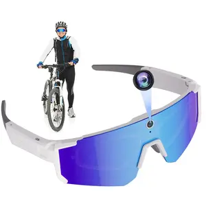 AI Glasses with Camera Build-in, 8MP Camera Smart Glasses,1200P Video Recording , 4GB Memory Build-in Storage(No SD Card Needed), Build-in Myopia Inner Frame,Bluetooth Call ,Music Control ,AI Translation, 260Mah Battery, IP64 Waterproof