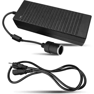 AC to DC Converter 180W 110V-240V to 12V/15A Socket AC/DC Power Supply Adapter for Inflator Pump, Car, Car Vacuum Cleaner, Car Fan.