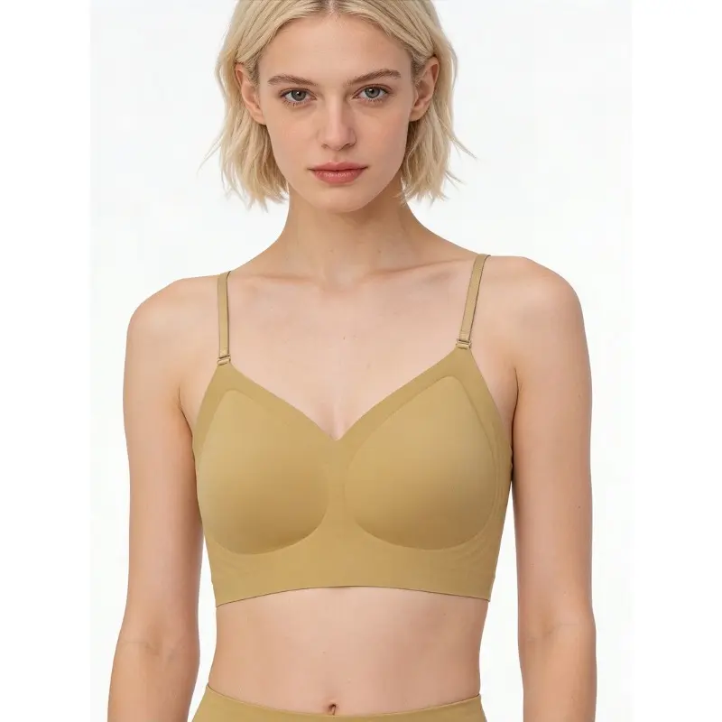 Traceless large backless underwear women's thin U-shaped beautiful back hanging neck invisible multi-wear comfortable bra cover