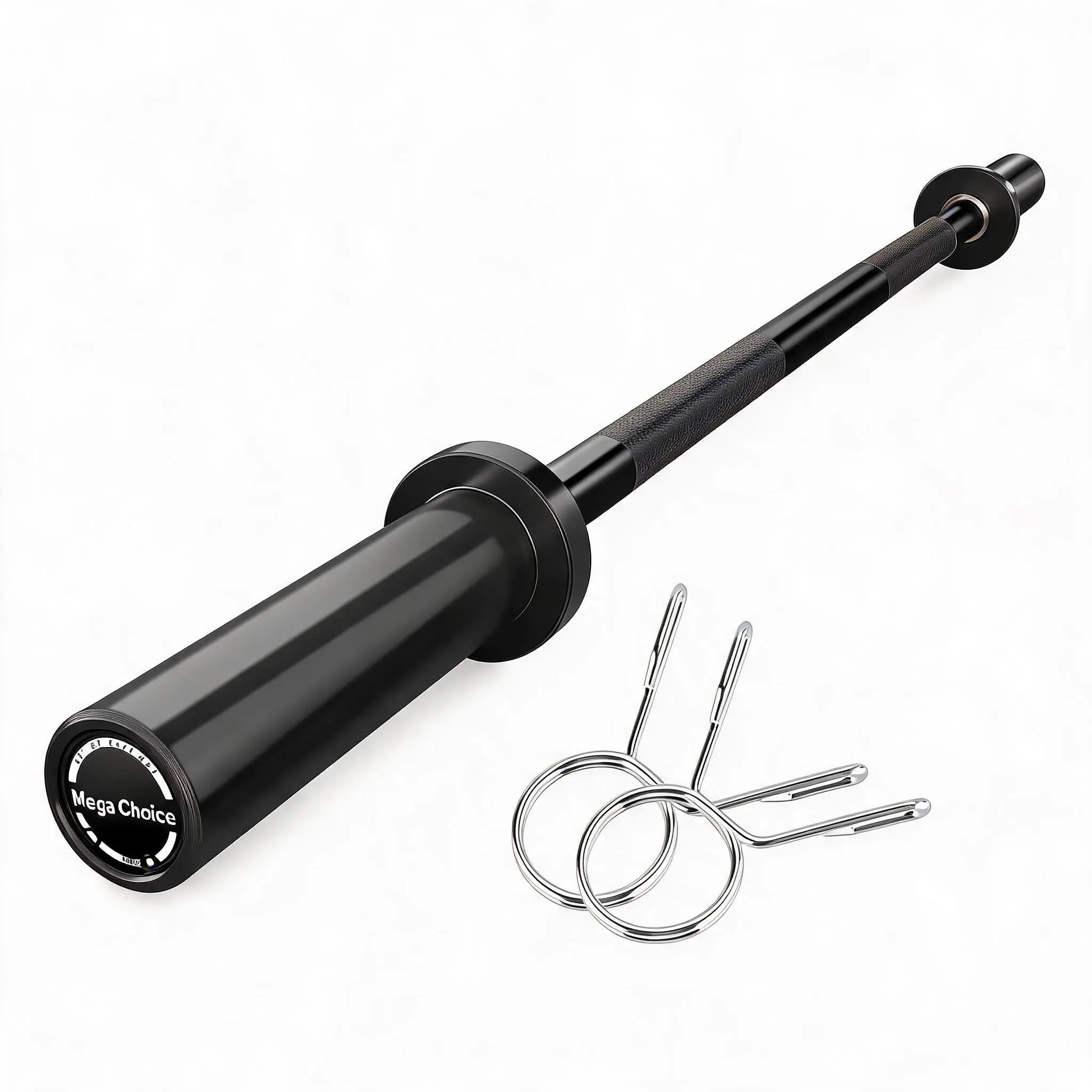 7FT 45LB Powerlifting Barbell, Heavy-Duty 700LB Capacity, 2-Inch Weight Bar for Snatch & Strength Training, Home Gym Strength Training