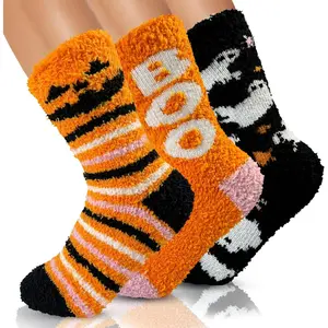 Ultra Luxe Soft Fuzzy Cloud Socks-Super Warm Cozy Fall Halloween Gifts  Women Men-Luxurious Fabric