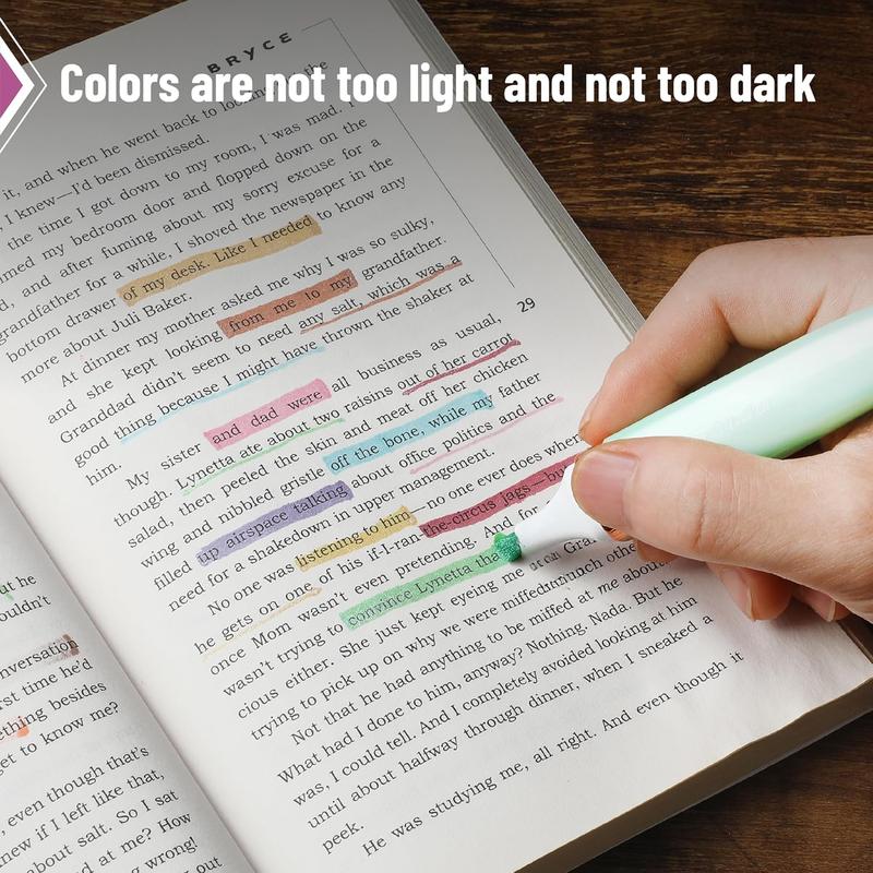 NLR FUN Stackable Rainbow Highlighters For Kids, 6 Colors X 7 Pieces Fluorescent Markers, Portable Coloring Pens For School, Art & Party Favors - View #2