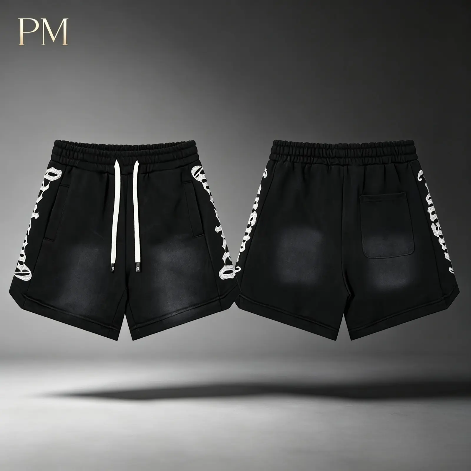 Unisex Cotton Sweat Shorts Men Women Oversized Streetwear GOD SPEED Y2K Hip Hop Athletic Gym Shorts Drawstring Casual Lounge Shorts Summer Jogger Shorts Multi Color Loose Fit Workout Training Beach Vacation Outfit Trendy Fashion Gift