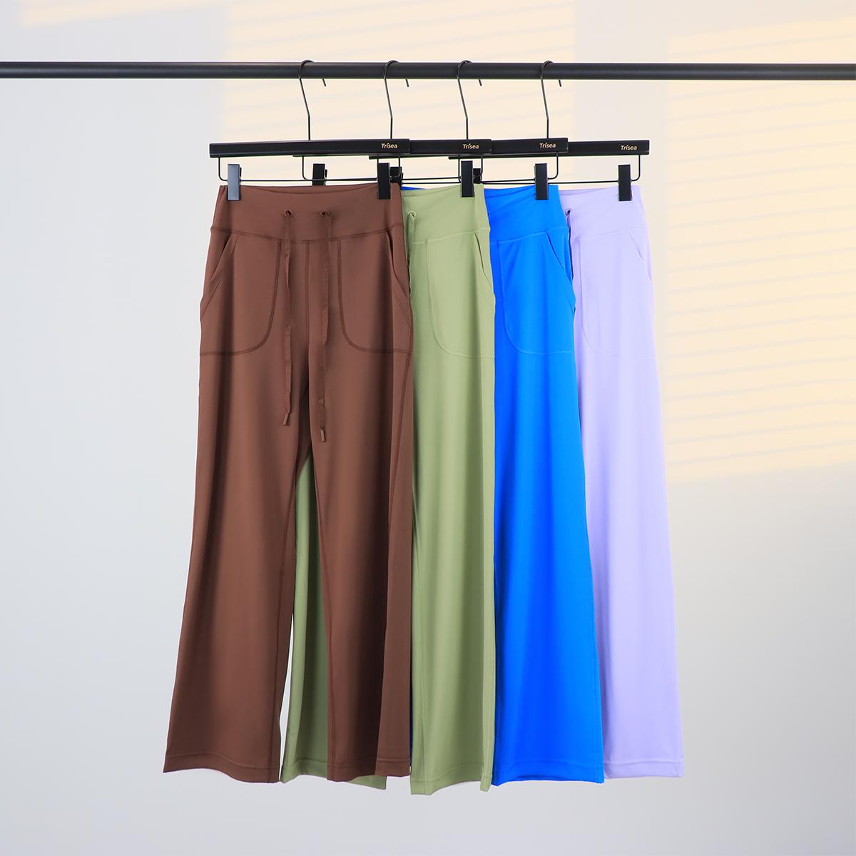 LULU Elegant Women's Straight-Leg Pants: A flattering, tailored fit perfect for both athletic and casual occasions, suitable for all seasons, and expertly crafted.