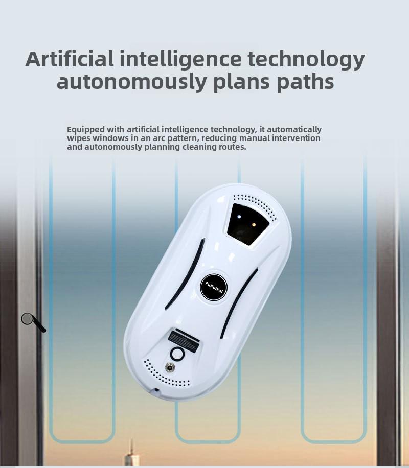 Full Automatic Window Cleaning Robot Electric Remote Control Smart Multifunctional Window Cleaner Robot for Home